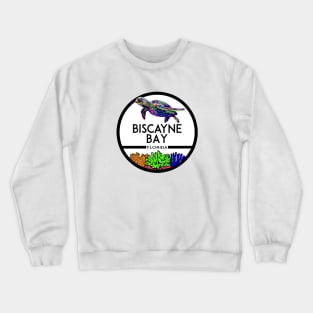 Biscayne Bay Florida National Park Sea Turtle FL Crewneck Sweatshirt